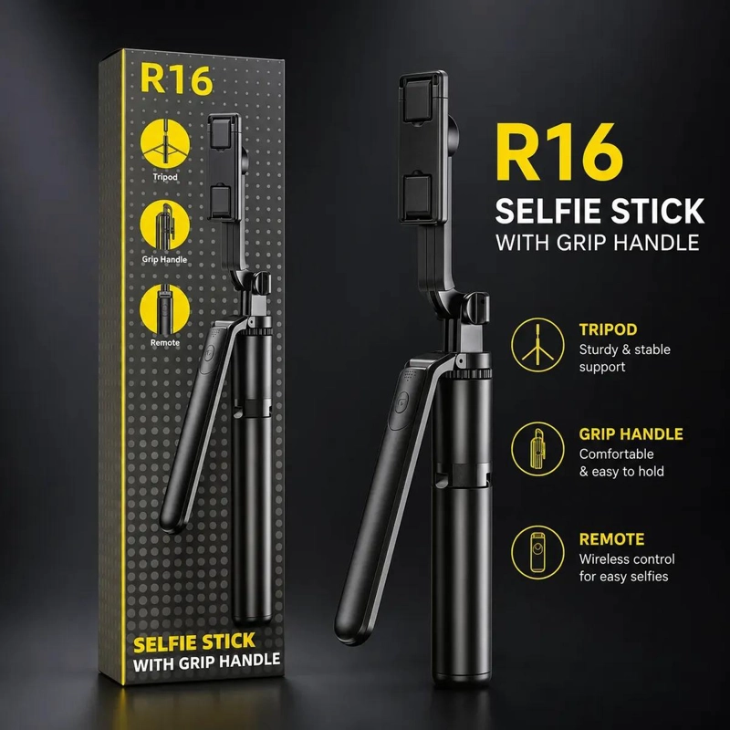 TRIPODE CELULAR MULTIFUNCIONAL Y ESTABILIZADOR DE 170 CM - 3