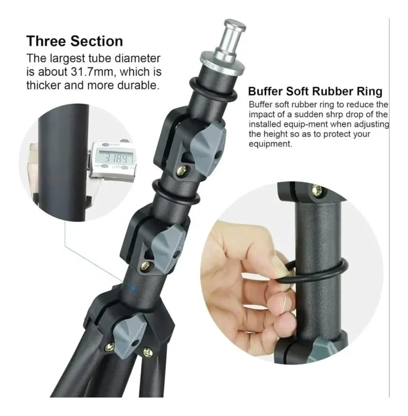TRIPODE COMPACTO Y VERSATIL PARA FOTOGRAFIA Y VIDEO - 4
