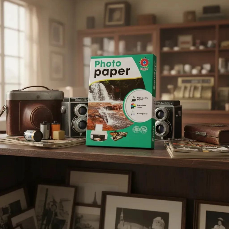 PAPEL FOTOGRAFICO GLOSSY 230 GR A4 100 HOJAS PARA IMPRESION - 5