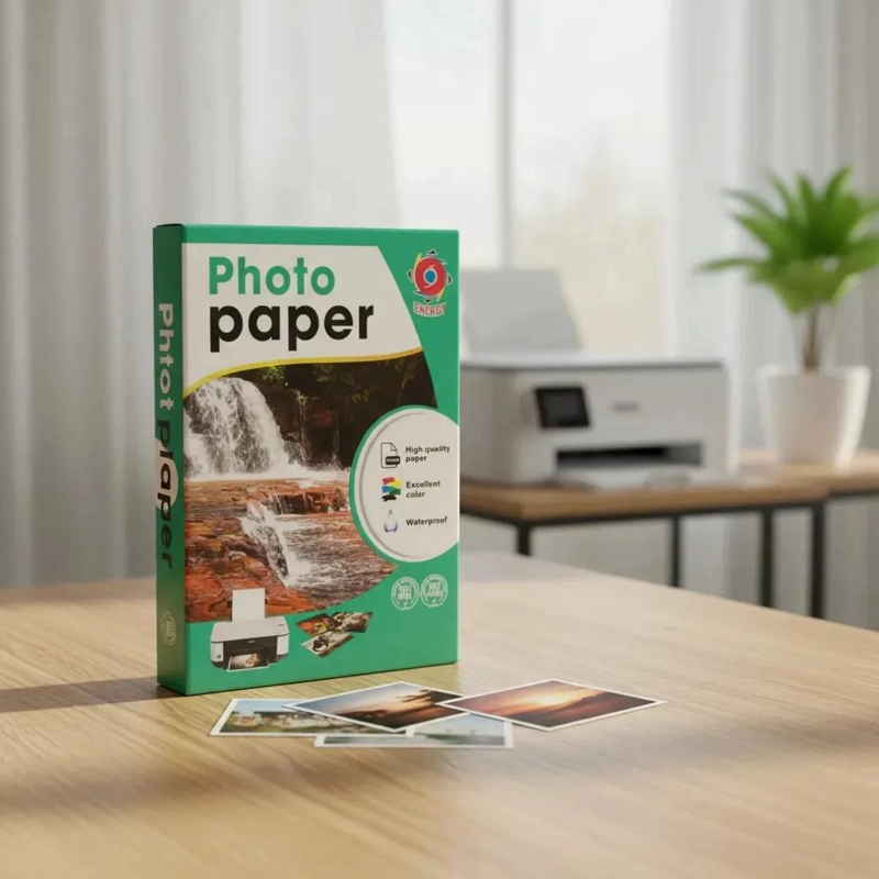 PAPEL FOTOGRAFICO GLOSSY 230 GR A4 100 HOJAS PARA IMPRESION - 6