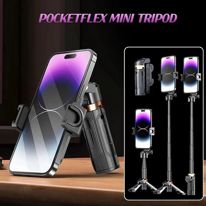 TRIPODE PORTATIL PARA TELE FONO MOVIL CON CONTROL REMOTO - 7