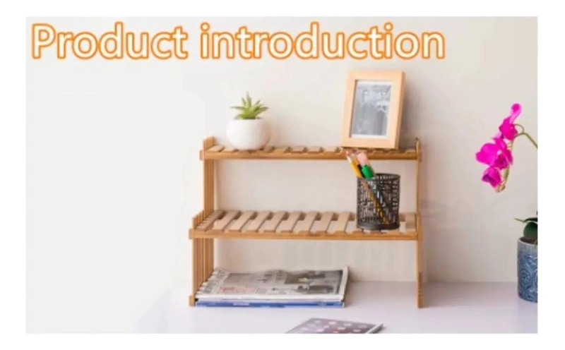 ESTANTE DE MADERA PARA PLANTAS DE 57 CM CON DISEÑO NATURAL - 2