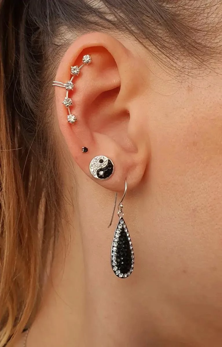 ARO A PRESION TREPADOR EARCUFF EN PLATA 925 PARA OREJA - 4