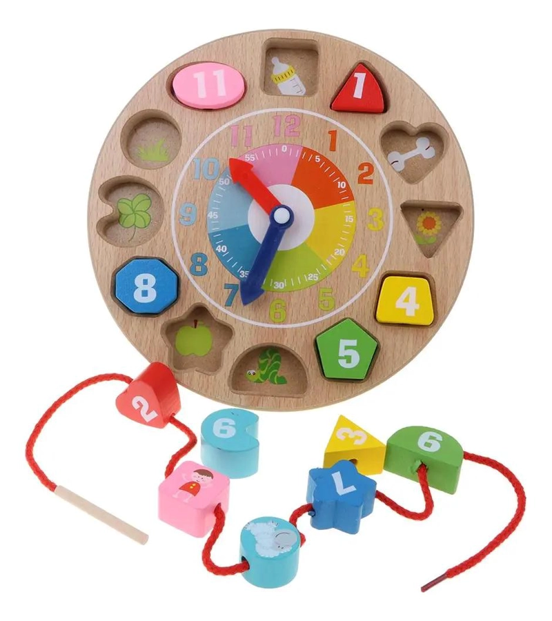 JUEGO DE ENCAJE EDUCATIVO CON FORMAS GEOME TRICAS PARA NIÑOS - 4