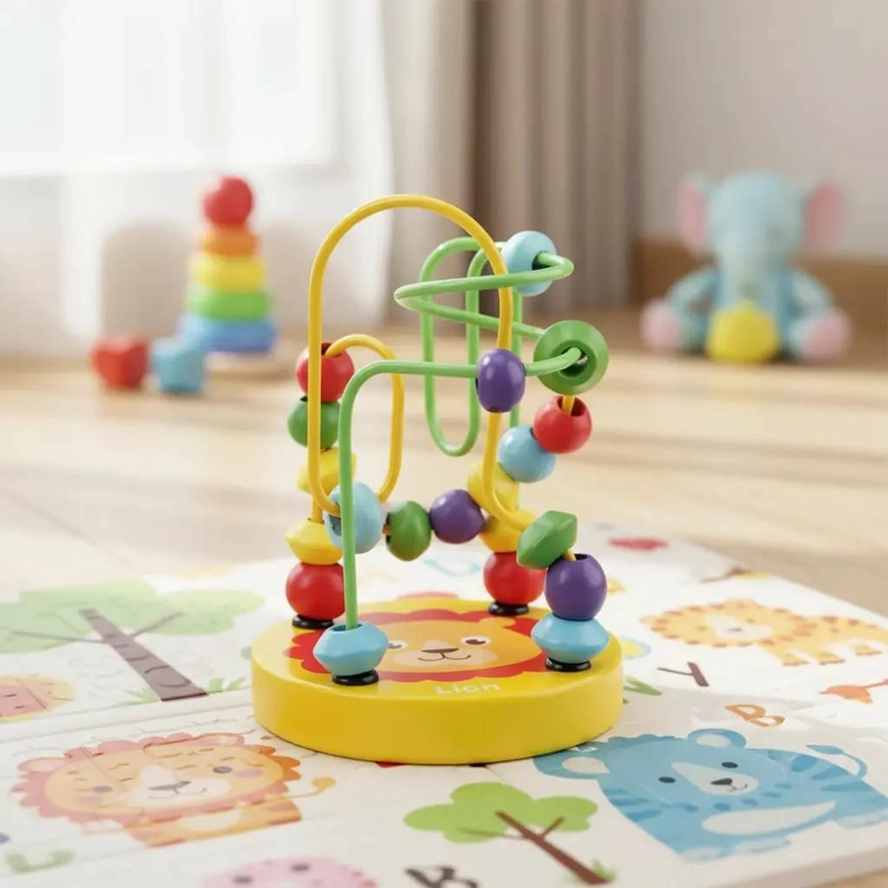 SET DE JUGUETES DIDACTICOS DE MADERA PARA NIÑOS DE 5 PIEZAS - 2