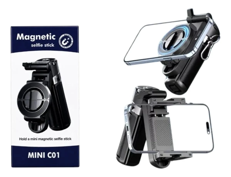 TRIPODE MINI CON SOPORTE AJUSTABLE PARA TELE FONO - 2