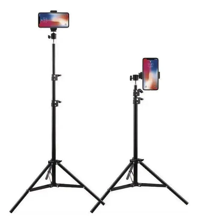 TRIPODE DE 2.10 METROS PARA SMARTPHONE CON CONTROL REMOTO - 2