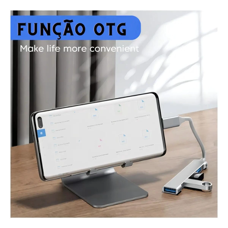 HUB USB 3.0 TIPO C 4 PUERTOS ALTA VELOCIDAD - 4