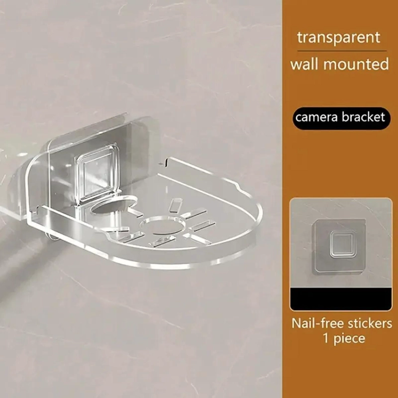 SOPORTE ADHESIVO PARA CAMARA DE SEGURIDAD SIN TALADRO - 8