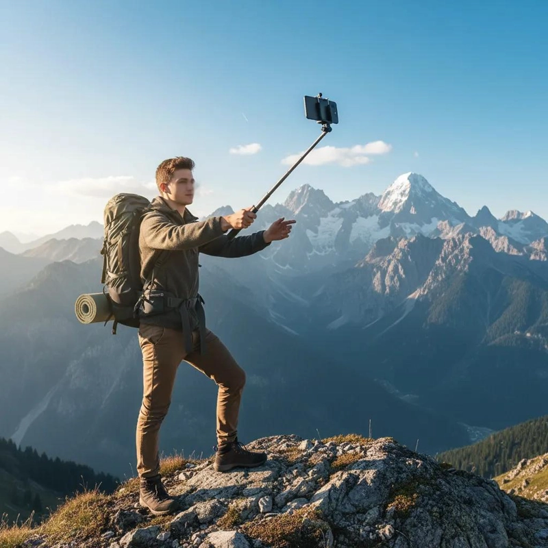TRIPODE EXTENSIBLE PARA SELFIES Y GRABACIONES HASTA 1.70 METROS - 9