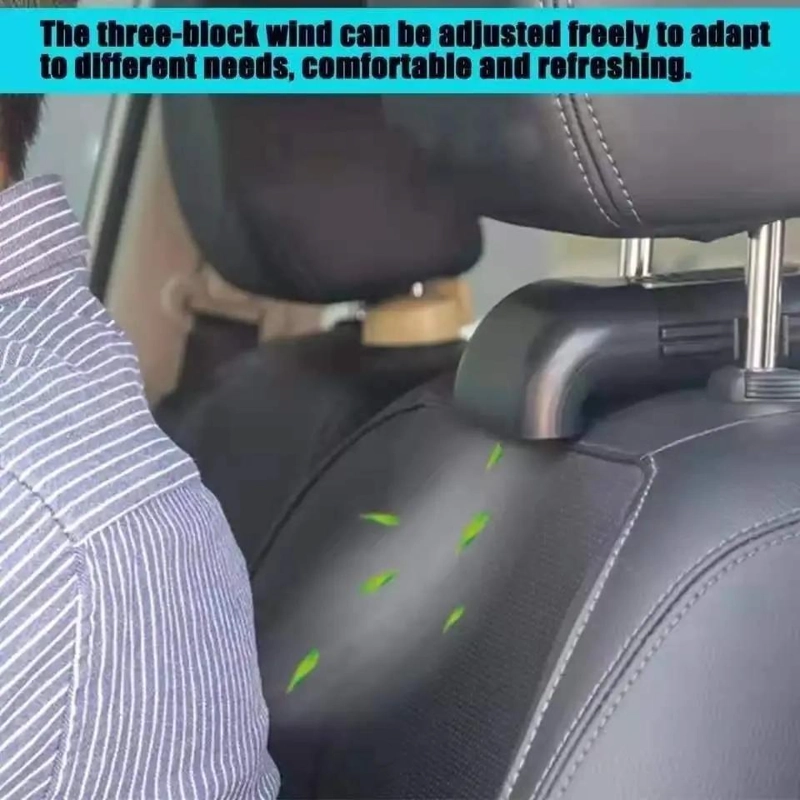 VENTILADOR USB PARA ASIENTO DE AUTO CON AJUSTE DE VELOCIDAD - 2