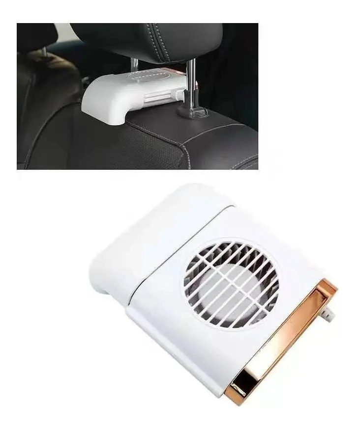 VENTILADOR USB PARA ASIENTO DE AUTO CON AJUSTE DE VELOCIDAD - 5