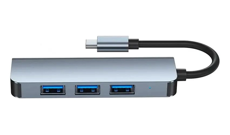 HUB USB 3.0 TIPO C CON 4 PUERTOS PARA CONEXION RAPIDA - 6
