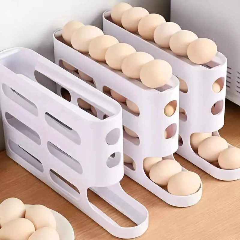 DISPENSADOR DE HUEVOS RODANTE PARA 26 HUEVOS - 3