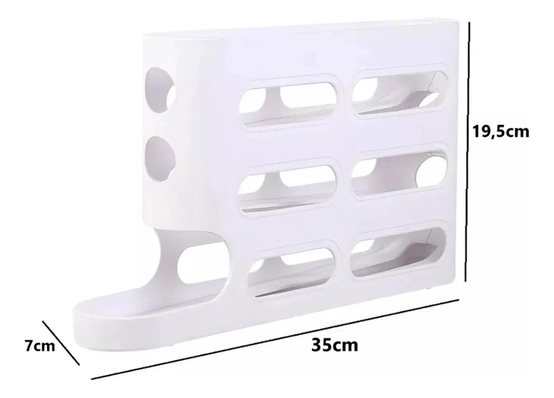 DISPENSADOR DE HUEVOS RODANTE PARA 26 HUEVOS - 5