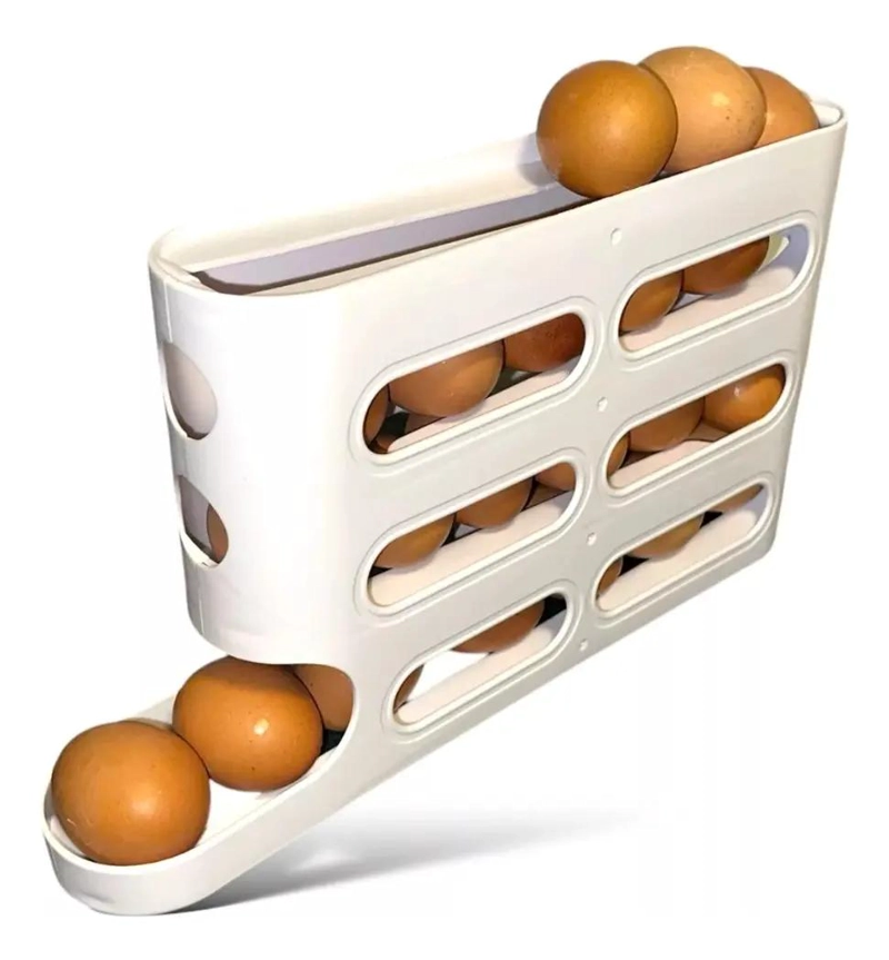 DISPENSADOR DE HUEVOS RODANTE PARA 26 HUEVOS - 8