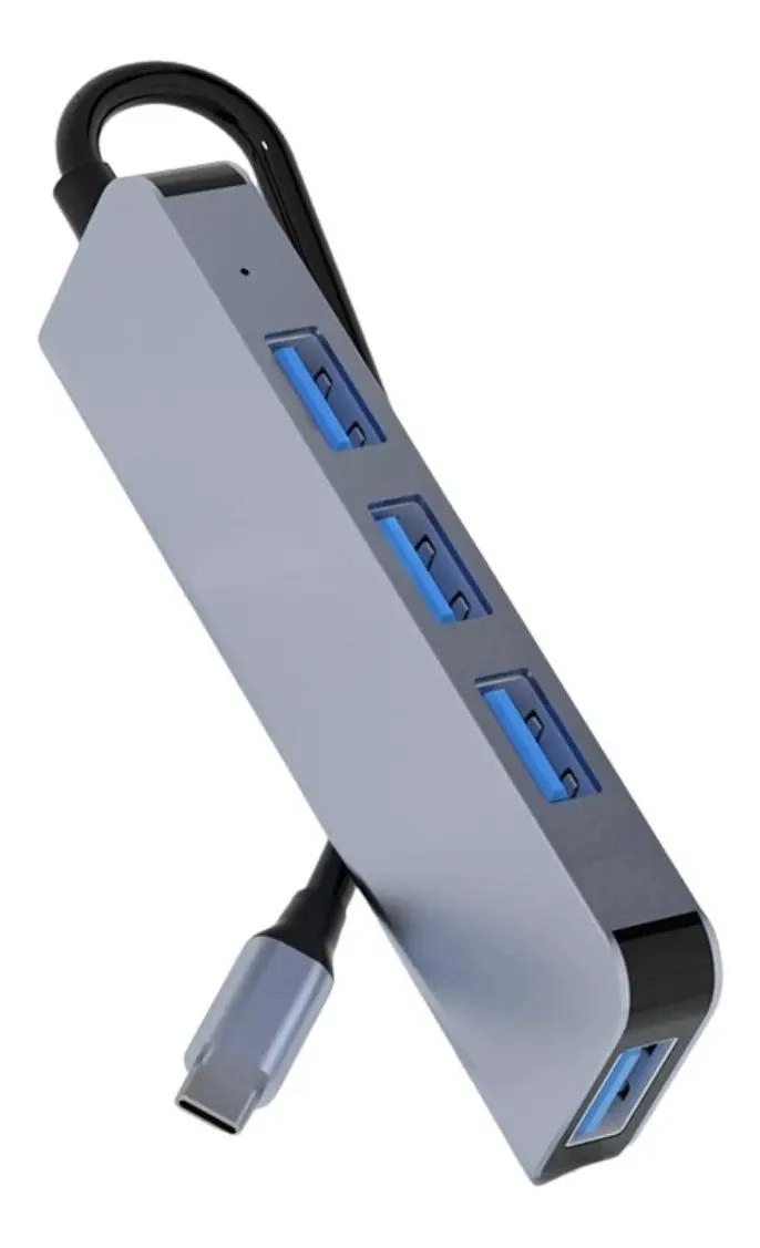 ADAPTADOR CONVERTIDOR TIPO C CON 4 PUERTOS USB - 3