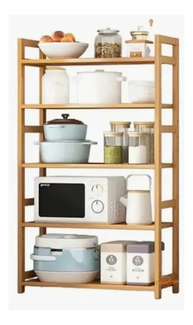 ESTANTE ORGANIZADOR DE BAMBU AJUSTABLE PARA HOGAR Y OFICINA - 3