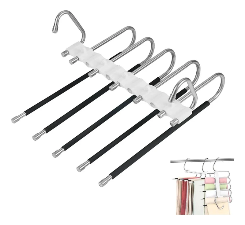 COLGADOR DE METAL MULTICAPA PARA ORGANIZAR ROPA Y ACCESORIOS - 1