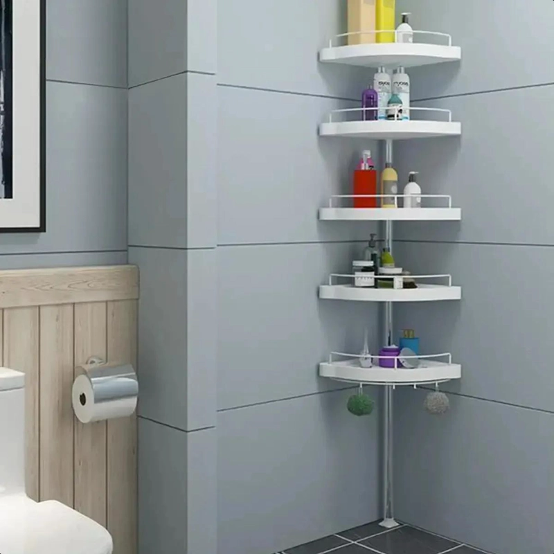 ORGANIZADOR ESQUINERO MULTIFUNCIONAL DE 4 NIVELES PARA BAÑO - 2
