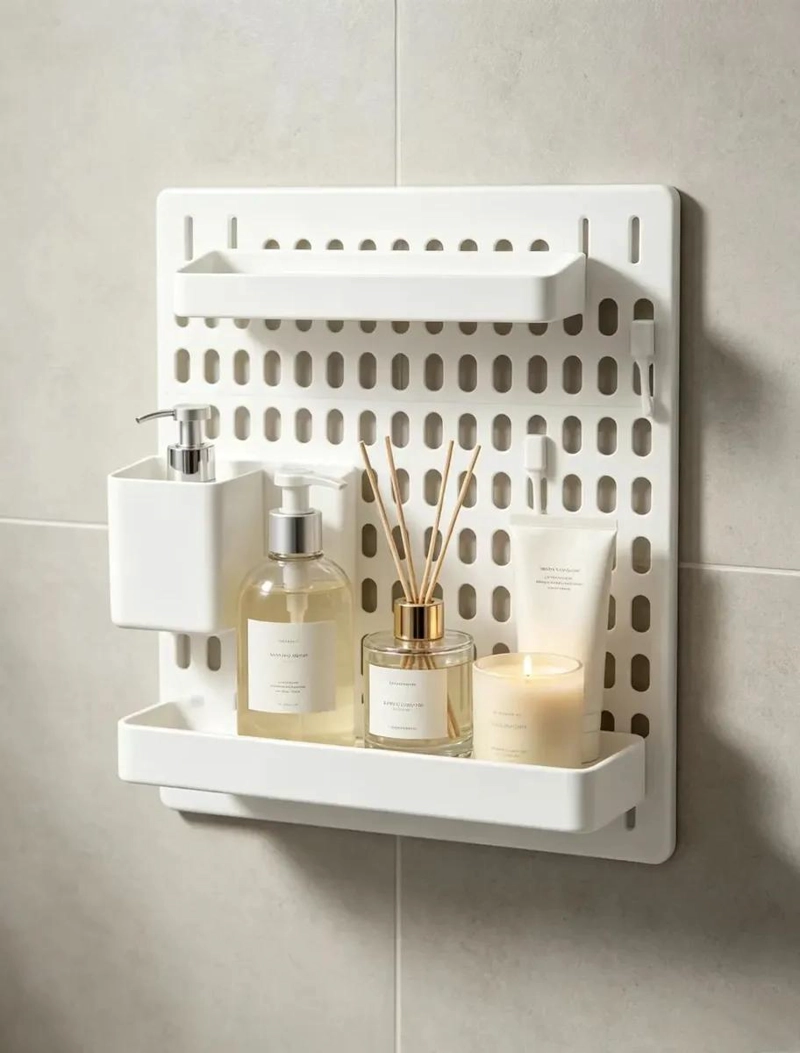 ORGANIZADOR DE BAÑO MULTIFUNCIONAL DE PARED PARA ESPACIOS REDUCIDOS - 4
