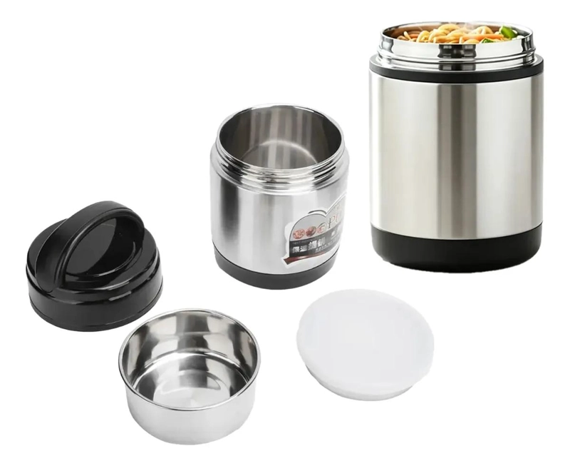 POTE TE RMICO DE ACERO INOXIDABLE 1,2L PARA COMIDAS - 1