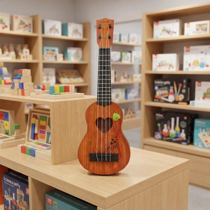 UKELELE INFANTIL DE JUGUETE 4 CUERDAS PARA NIÑOS - 3