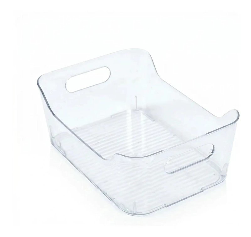 CAJA ORGANIZADORA TRANSPARENTE PARA REFRIGERADOR DE 30 CM - 1