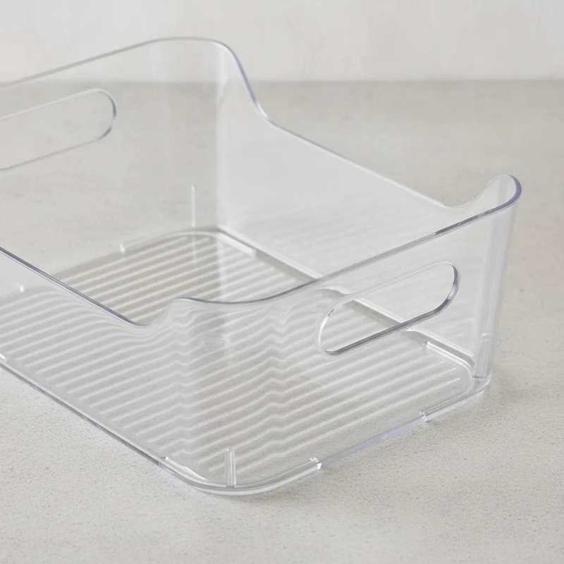 CAJA ORGANIZADORA TRANSPARENTE PARA REFRIGERADOR DE 30 CM - 4