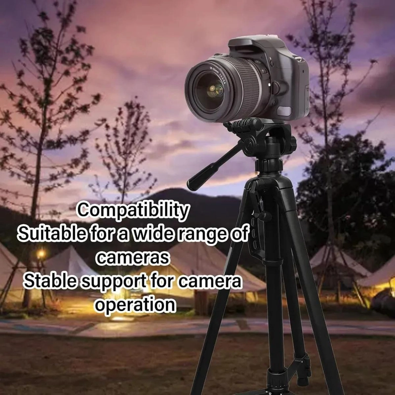 TRIPODE PROFESIONAL AJUSTABLE PARA CAMARA Y CELULAR - 7