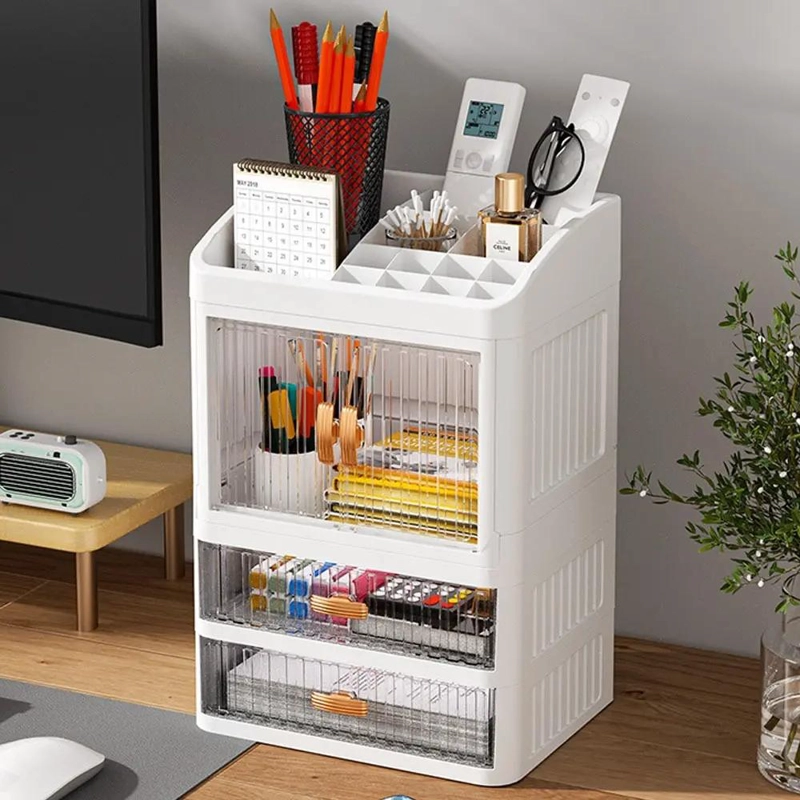 ORGANIZADOR DE COSME TICOS CON CAJONES Y DISEÑO ELEGANTE - 9