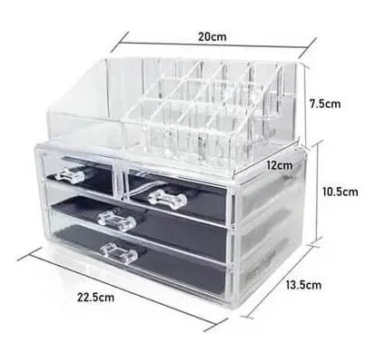 ORGANIZADOR DE MAQUILLAJE CON 3 CAJONES Y 16 SLOTS - 3