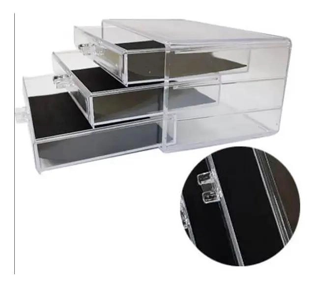ORGANIZADOR DE MAQUILLAJE CON 3 CAJONES Y 16 SLOTS - 4