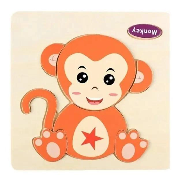 SET DE 8 ROMPECABEZAS DE MADERA DIDACTICOS PARA NIÑOS - 6