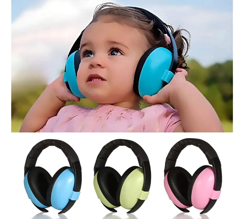AURICULARES ANTIRUIDO PARA NIÑOS EN COLOR ROSA COMODOS - 2