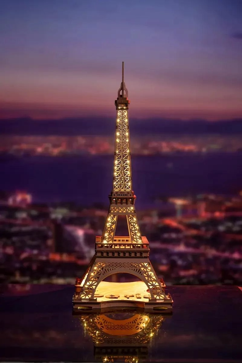 ROMPECABEZAS 3D DE MADERA TORRE EIFFEL PARA ARMAR - 6