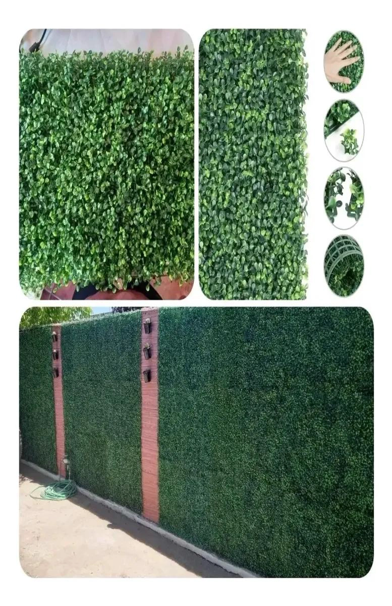 PACK DE 5 UNIDADES DE PASTO SINTE TICO ESTILO TRE BOL 60X40 CM - 6