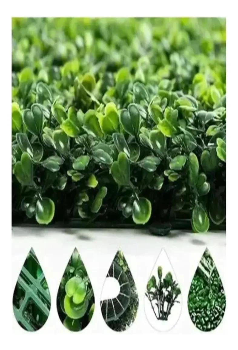 PACK DE 5 UNIDADES DE PASTO SINTE TICO ESTILO TRE BOL 60X40 CM - 7