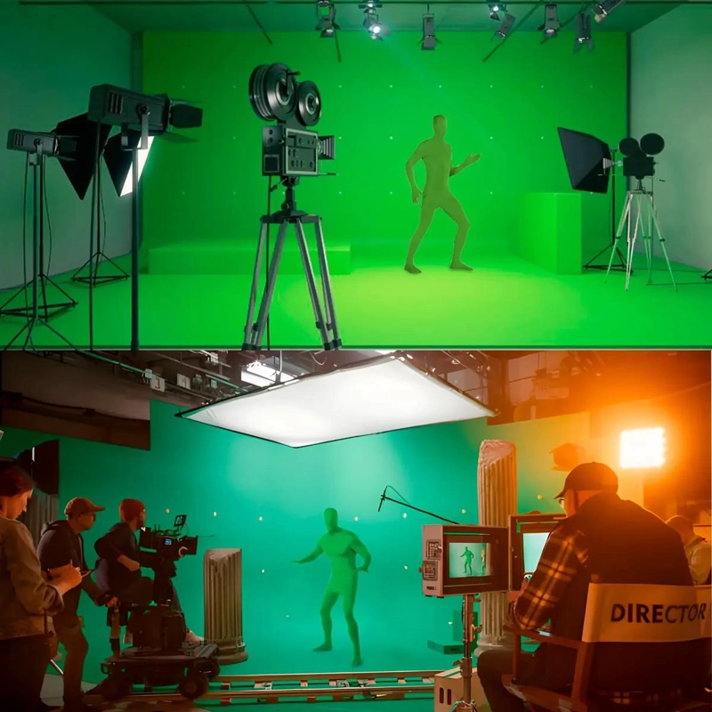 TRAJE VERDE CUERPO COMPLETO PARA FOTOGRAFIA Y VIDEO CHROMA 180 CM - 3