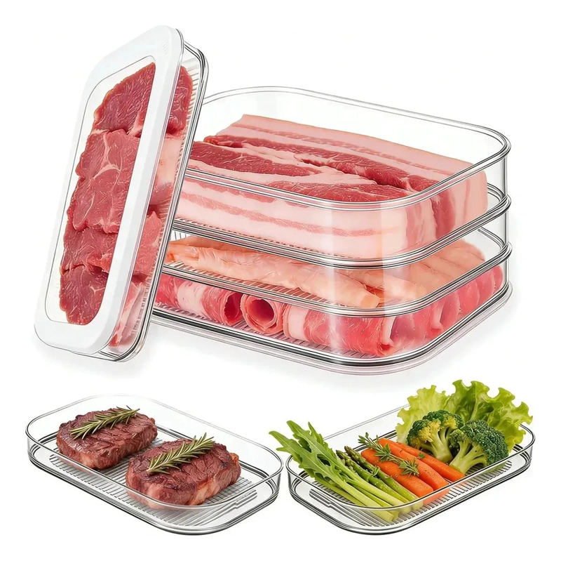 CONTENEDOR DE ALMACENAMIENTO EN 4 NIVELES PARA ALIMENTOS - 1