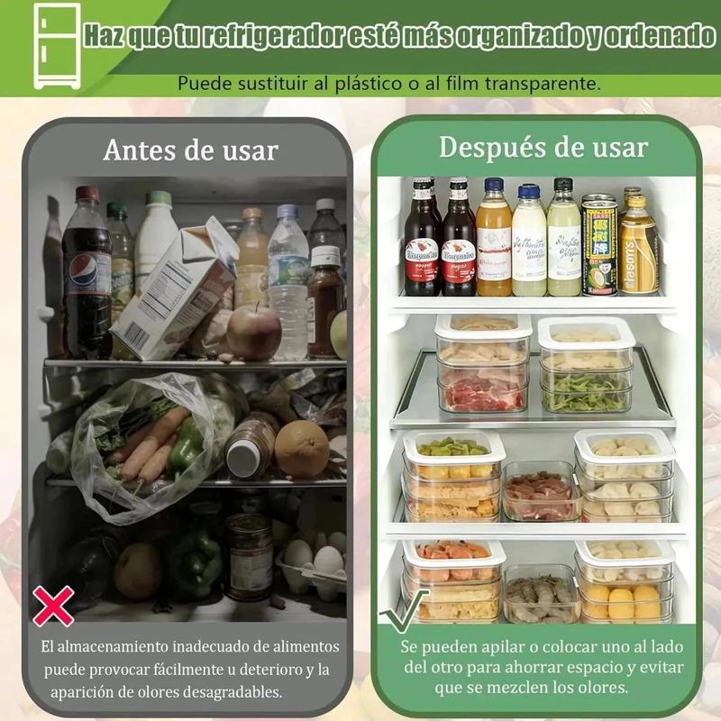 CONTENEDOR DE ALMACENAMIENTO EN 4 NIVELES PARA ALIMENTOS - 4