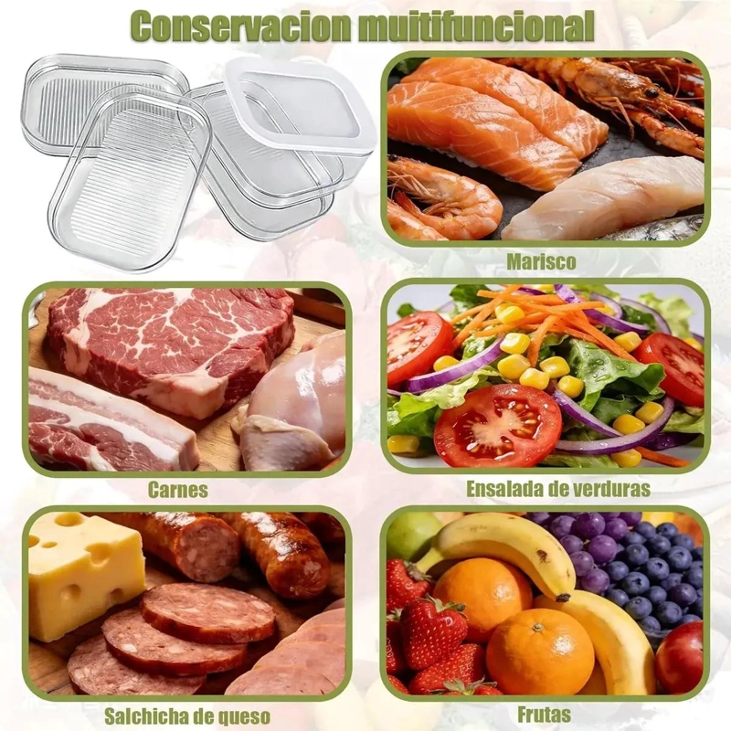 CONTENEDOR DE ALMACENAMIENTO EN 4 NIVELES PARA ALIMENTOS - 6
