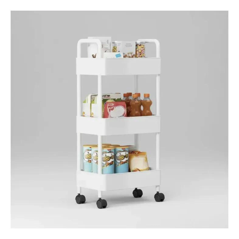 CARRO PLASTICO MULTIUSO DE 3 NIVELES PARA COCINA Y BAÑO - 6