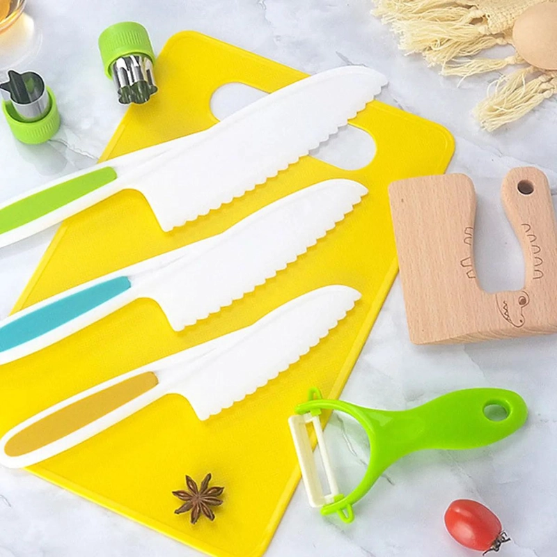 JUEGO DE CUCHILLOS DE COCINA MONTESSORI PARA NIÑOS - 4