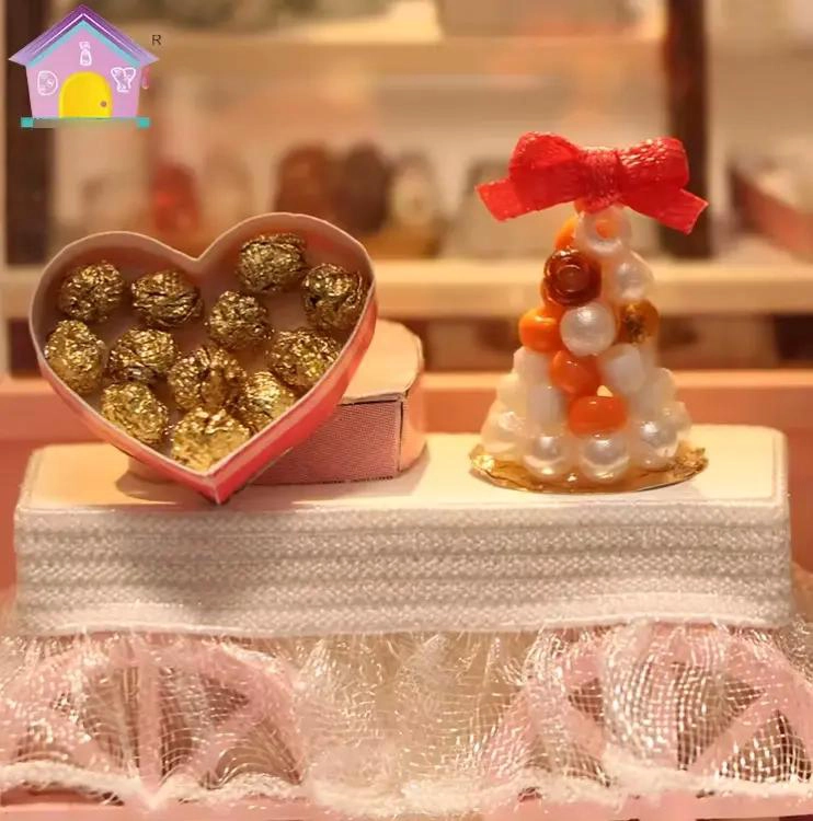 ROMPECABEZAS 3D ARMABLE TIENDA DE CHOCOLATES CREATIVA - 2