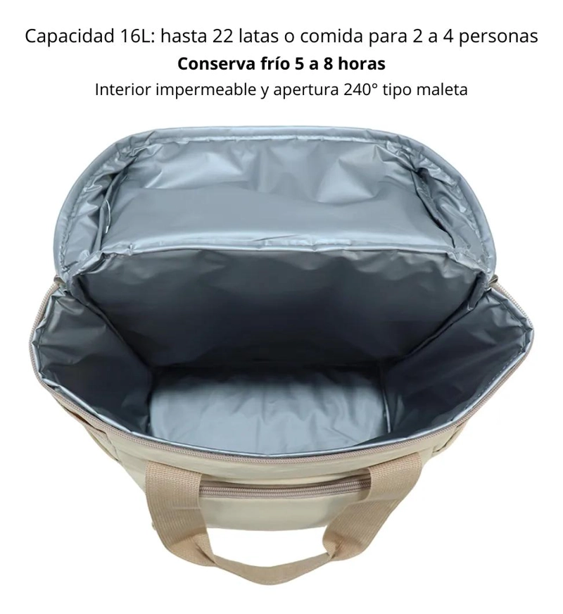 MOCHILA TE RMICA IMPERMEABLE DE 16 LITROS PARA ACTIVIDADES AL AIRE LIBRE - 4