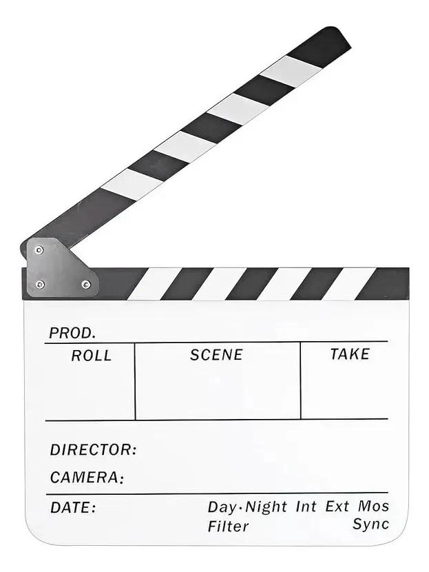 CLAQUETA PROFESIONAL ACRILICA PARA CINE 25X30 CM - 3