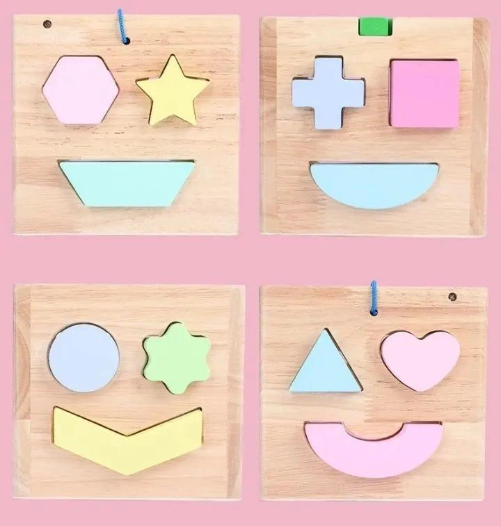 CUBO ENCAJE DIDACTICO DE MADERA PARA NIÑOS - 6