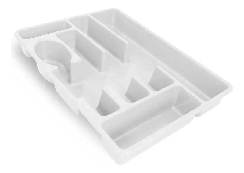 ORGANIZADOR RECTANGULAR DE CUBIERTOS CON 6 COMPARTIMENTOS - 2