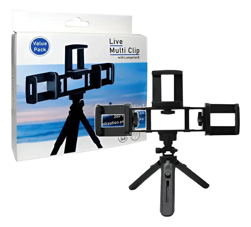SOPORTE PROFESIONAL PARA MULTIPLES CAMARAS Y SELFIES - 4